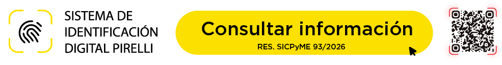 Consultar información de certificación y trazabilidad Pirelli – Res. SICPyME 93/2026